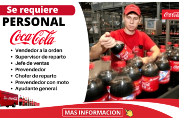 Coca-Cola Femsa te INVITA a postular a sus nuevas vacantes de empleo