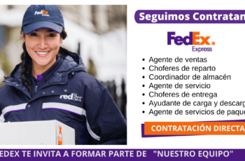 FedEx sigue contratando para trabajos de carga y descarga