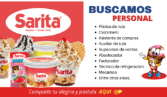 Heladerías Sarita - sigue reclutando mas personal
