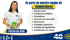 Convocatoria de trabajo en la Industria de alimentos Imsa