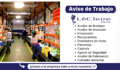 lecleire busca personal de trabajo