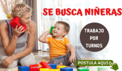 TRABAJO PARA NANAS Y NIÑERAS
